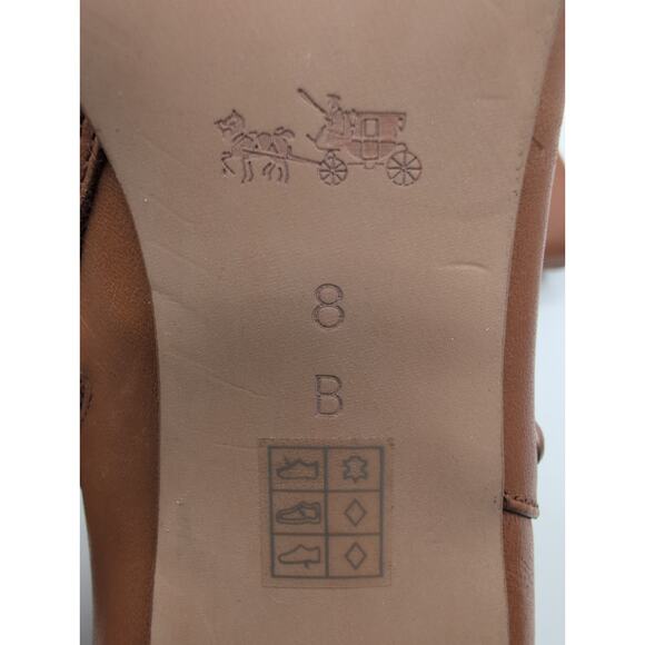 Coach | Hickory Saddle Soft Shine Calf Leather Ankle Boots | Size 8B - Picture 11 of 11